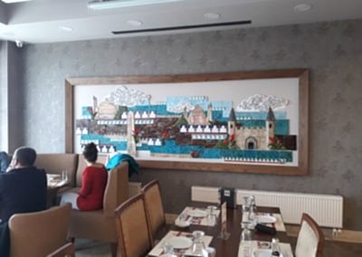 seramik duvar panosu